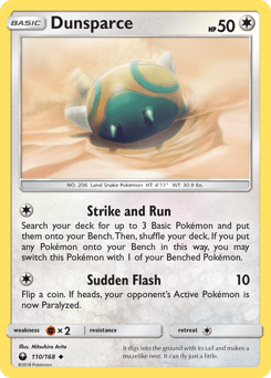 Dunsparce #110 from Celestial Storm
