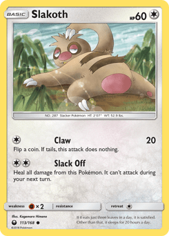 Slakoth #113 from Celestial Storm