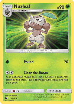 Nuzleaf #13 from Celestial Storm