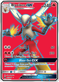 Blaziken-GX #153 from Celestial Storm