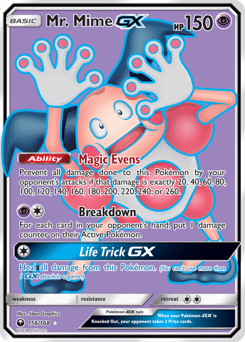 Mr. Mime-GX #156 from Celestial Storm