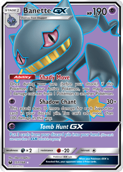 Banette-GX #157 from Celestial Storm
