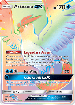 Articuno-GX #171 from Celestial Storm