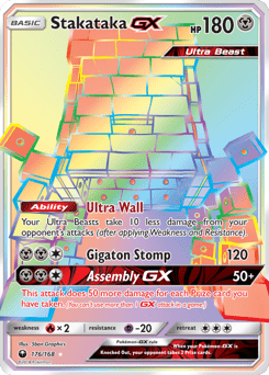 Stakataka-GX #176 from Celestial Storm