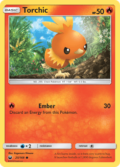 Torchic #25 from Celestial Storm