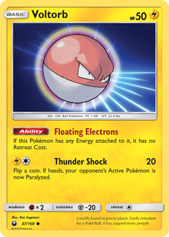 Voltorb #47 from Celestial Storm