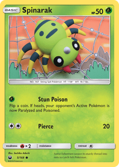Spinarak #5 from Celestial Storm