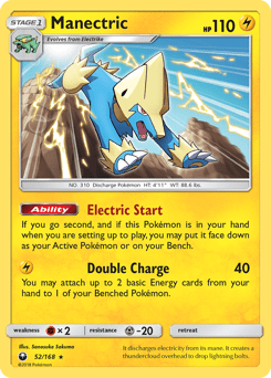 Manectric #52 from Celestial Storm