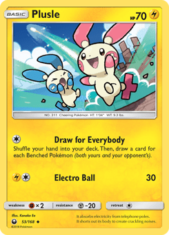 Plusle #53 from Celestial Storm