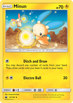 Minun #54 from Celestial Storm