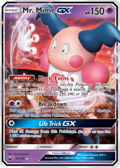 Mr. Mime-GX #56 from Celestial Storm