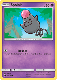 Spoink #59 from Celestial Storm