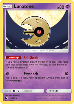 Lunatone #61 from Celestial Storm