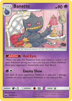 Banette #65 from Celestial Storm
