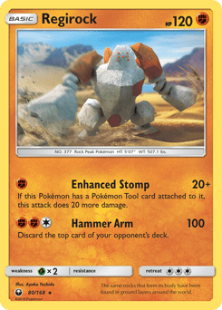 Regirock #80 from Celestial Storm