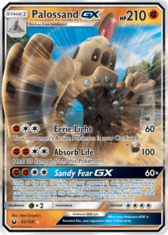 Palossand-GX #82 from Celestial Storm