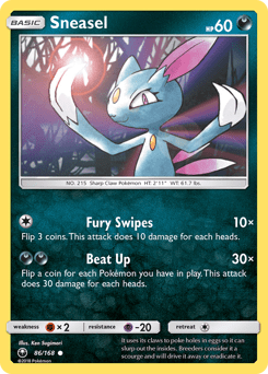 Sneasel #86 from Celestial Storm