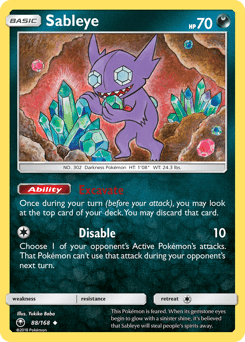 Sableye #88 from Celestial Storm