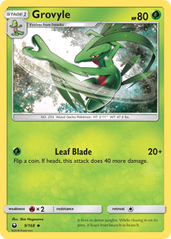 Grovyle #9 from Celestial Storm
