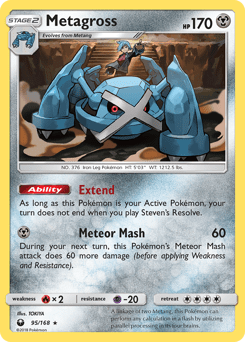 Metagross #95 from Celestial Storm