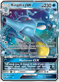 Kingdra-GX #18 from Dragon Majesty