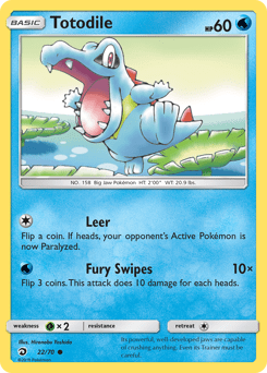 Totodile #22 from Dragon Majesty