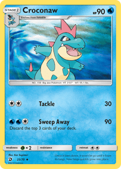 Croconaw #23 from Dragon Majesty