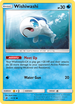 Wishiwashi #31 from Dragon Majesty