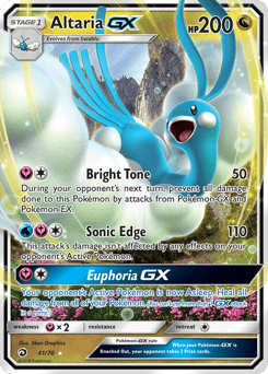 Altaria-GX #41 from Dragon Majesty