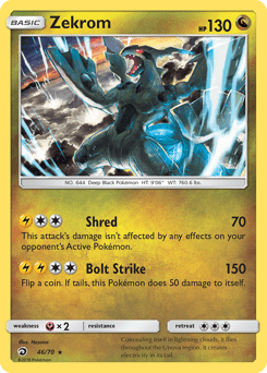 Zekrom #46 from Dragon Majesty