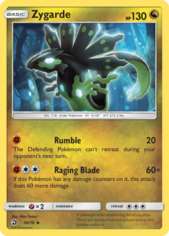 Zygarde #49 from Dragon Majesty