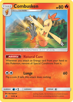 Combusken #5 from Dragon Majesty