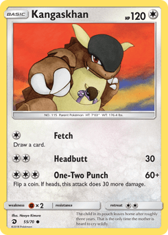 Kangaskhan #55 from Dragon Majesty