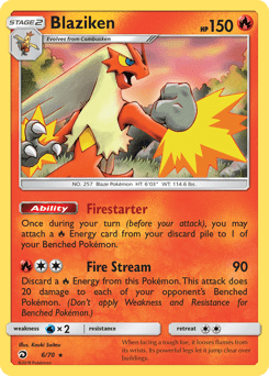 Blaziken #6 from Dragon Majesty