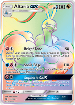 Altaria-GX #72 from Dragon Majesty