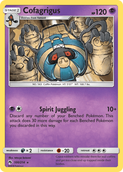 Cofagrigus #100 from Lost Thunder