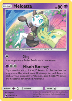 Meloetta #104 from Lost Thunder