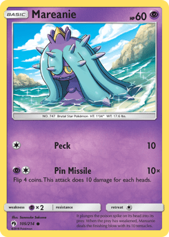 Mareanie #105 from Lost Thunder