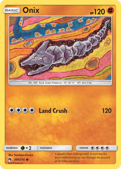 Onix #109 from Lost Thunder