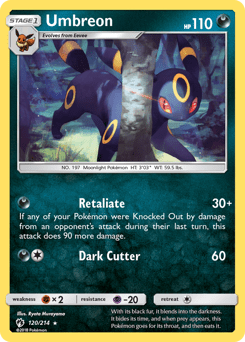 Umbreon #120 from Lost Thunder