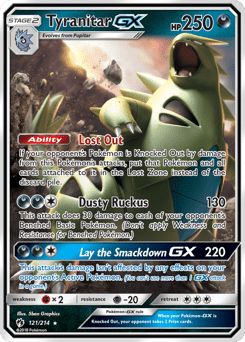 Tyranitar-GX #121 from Lost Thunder