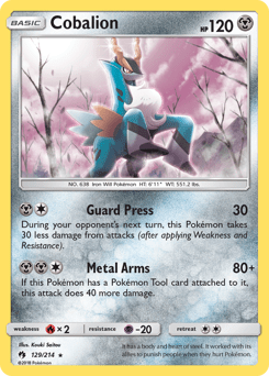 Cobalion #129 from Lost Thunder