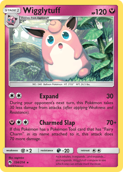 Wigglytuff #134 from Lost Thunder
