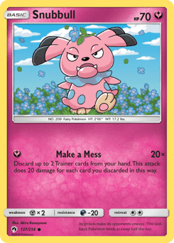 Snubbull #137 from Lost Thunder