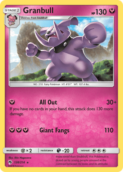 Granbull #138 from Lost Thunder