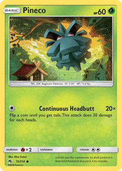 Pineco #15 from Lost Thunder
