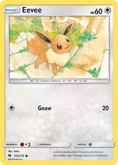 Eevee #155 from Lost Thunder