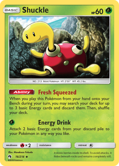Shuckle #16 from Lost Thunder