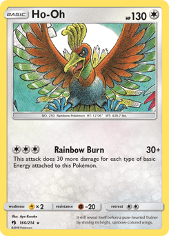 Ho-Oh #160 from Lost Thunder