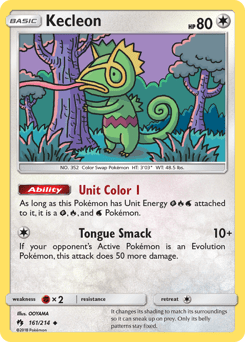 Kecleon #161 from Lost Thunder